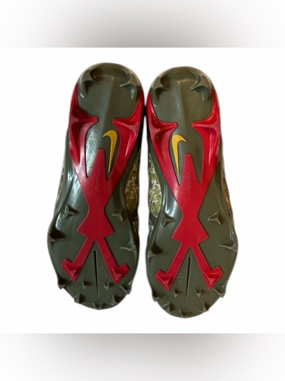 Nike ALPHA Menace Elite 3 TK Camouflage Men’s Football Cleats Pre-Owned Size 9.5 - Picture 3 of 6